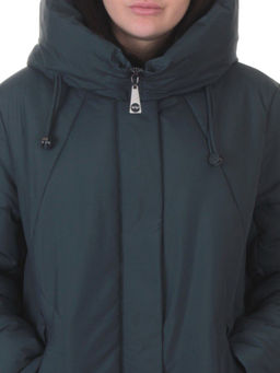 A615 AQUAMARINE Пальто зимнее женское (верблюжья шерсть, 120 гр. холлофайбер)