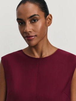 Топ из вискозы прямого кроя / Zarina  фото 6