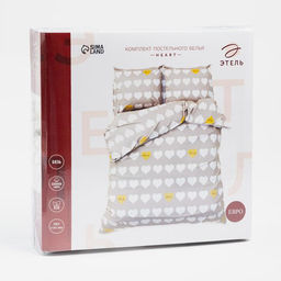 Постельное белье Этель дуэт Heart 143*215см-2шт,220*240см,70*70см-2шт  фото 5