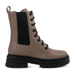 5B2972 ЖЕН Ботинки нат.кожа текстиль ТЭП