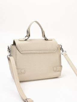 Сумка женская мессенджер на магните, 22×11×17 см, серая