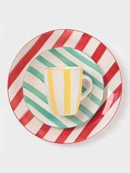 Тарелка Доляна Райе, d=19.5 см, керамика, зелёная  фото 4