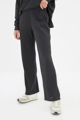 Trendyolmilla Lacivert Kapusonlu Fitilli Orme Pijama Tak?m? THMAW22AU0334  фото 5