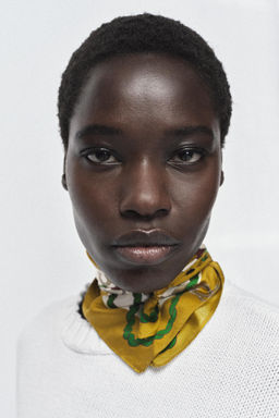 100% SILK PRINTED SCARF - Zara фото 3