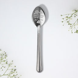 Цена за 3 шт. Ложка чайная с гравировкой Любимая подруга, 3?14 см