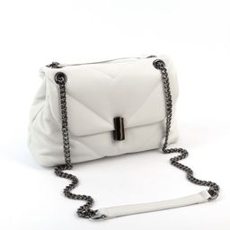 Женская кожаная сумка 6021 Вайт - Sergio valentini фото 4