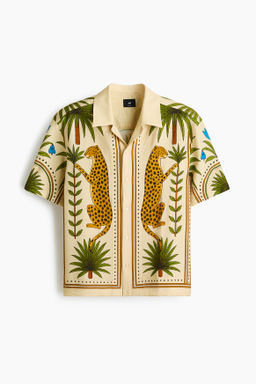 Camisa resort estampada Relaxed Fit - H&m фото 2