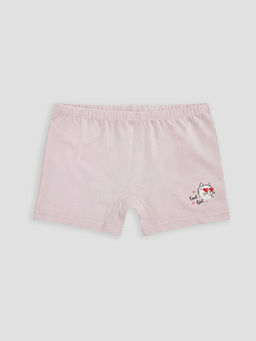 Bask?l? K?z ?ocuk Boxer 3l?