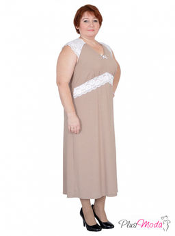 Ночная сорочка Модель №206 размеры 44-80 - Plusmoda фото 5