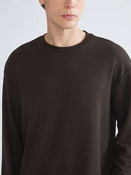 Bisiklet Yaka Erkek Sweatshirt