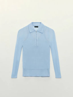 Двухслойный джемпер с молнией / Zarina фото 7