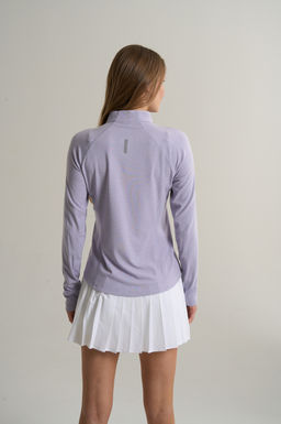 Лонгслив half-zip Фиолетовый ANTA RUNNING LS Tee