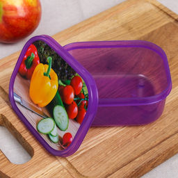 Цена за 2 шт. Ланч - бокс прямоугольный «Овощи», 500 мл