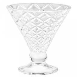 Креманка стеклянная Созвездие 325мл, д12см, h12см, на ножке, набор 6шт, в коробке, Дели Гласс (Deli Glass) (Китай)