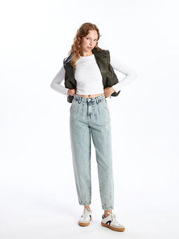 Balloon Fit Kad?n Jean Pantolon