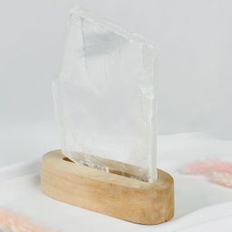 Срез Селенита на подставке - Радуга самоцветов фото 2