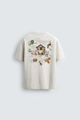 CONTRAST PRINT T-SHIRT - Zara фото 8