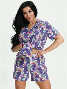 Нимфа пижама женская (фиолетовый) - Lovetex фото 2