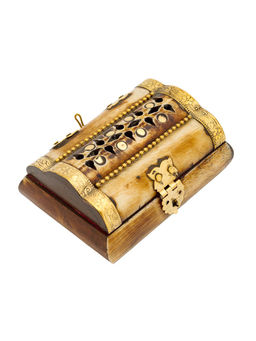 Шкатулка с инкрустацией (кость) №Шк123/2 2шт/уп