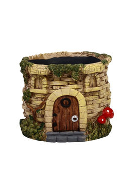 Декоративный горшок для цветов «Замок», 14×14×11 см, керамический, Greengo