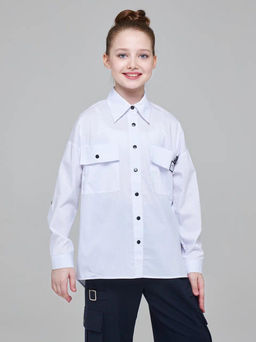 Блузка для девочки длинный рукав