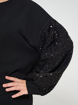 Джемпер 0269-1с черный кристалл