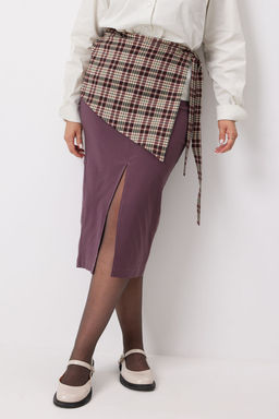 Юбка BegiModa 5016 Виноградная клетка
