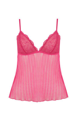 Fall in Love Y?lbas? Temal? Triangle Dantelli K?rm?z? Ust - Defacto фото 3