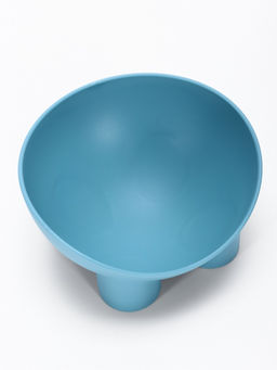 Миска для животных БЕГЕМОТ 0.3 л, Soft-touch, серо- голубой - Simaland фото 2