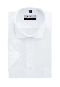 Сорочка мужская короткий рукав GREG 100/109/WHITE/Z_GB  фото 2