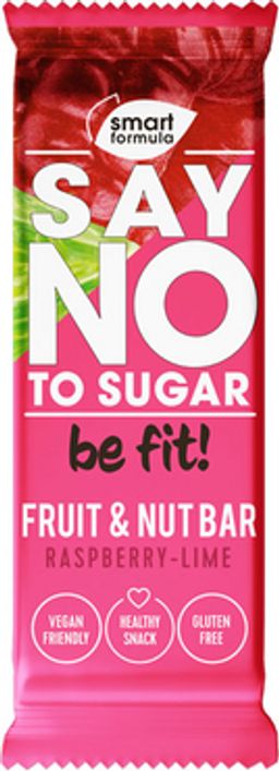 Smart Formula, фруктово-ореховый батончик Raspberry-lime, 40 г (упаковка 15 шт.)