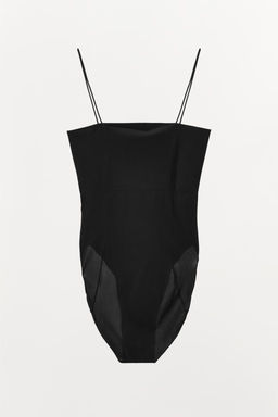 FITTED BODYSUIT WITH STITCHING - Zara фото 12
