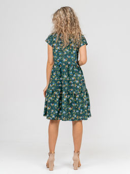 875 Платье "Темный хаки"