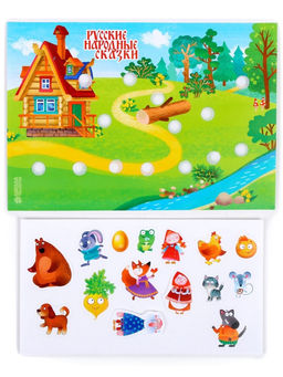 Игра на липучках «Веселые липучки. Русские народные сказки» МИНИ