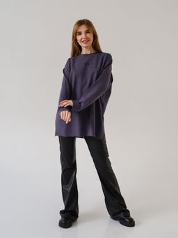 Лонгслив Basic, графит - Inzibe фото 4