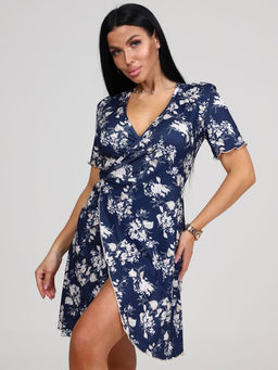 156 ЖЕНСКИЙ ХАЛАТ (Темно-синий) - А-дина фото 2