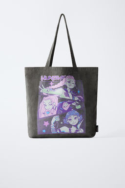 KPOP DEMON HUNTERS NETFLIX  TOTE BAG - Zara фото 7