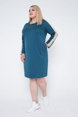 Платье трикотажное с молнией Белла