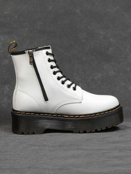 01-B6020-2 WHITE Ботинки демисезонные женские (натуральная кожа) - Фабричный китай фото 25