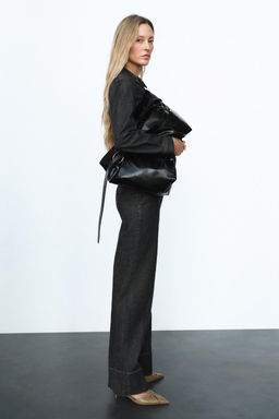 BOOTCUT PINTUCK TROUSERS - Zara фото 5