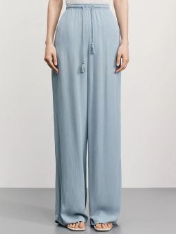 Широкие брюки из фактурной вискозы / Zarina  фото 2