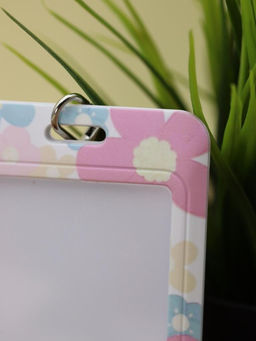 Футляр для карт с браслетом ПО ПЛАНУ. "Floral tenderness ", pink