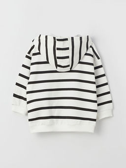 Uzun Kollu Erkek Bebek Hoodie - Waikiki фото 2