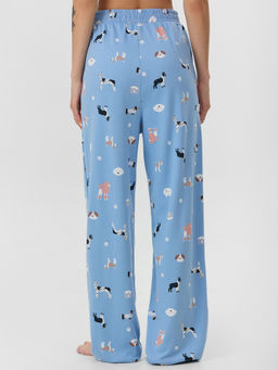 Комплект Mark Formelle женский футболка и брюки голубой хлопок фото 5