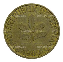 10 пфеннигов 1989 года G Германия