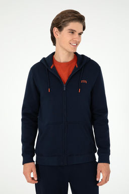 Мужской темно-синий свитшот - U.s. polo assn фото 3