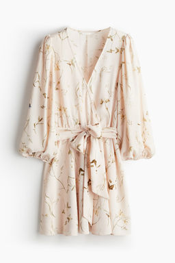 Vestido con cinturon de anudar - H&m фото 5