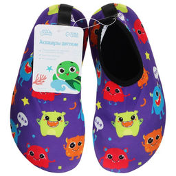 Аквашузы детские «Монстрики» ONLYTOP, р. 30-31, фиолетовые