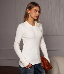 Джемпер #КТ3127, кремовый