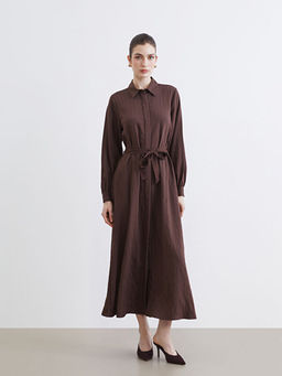 Ku?akl? Modal Kar???ml? G?mlek Elbise